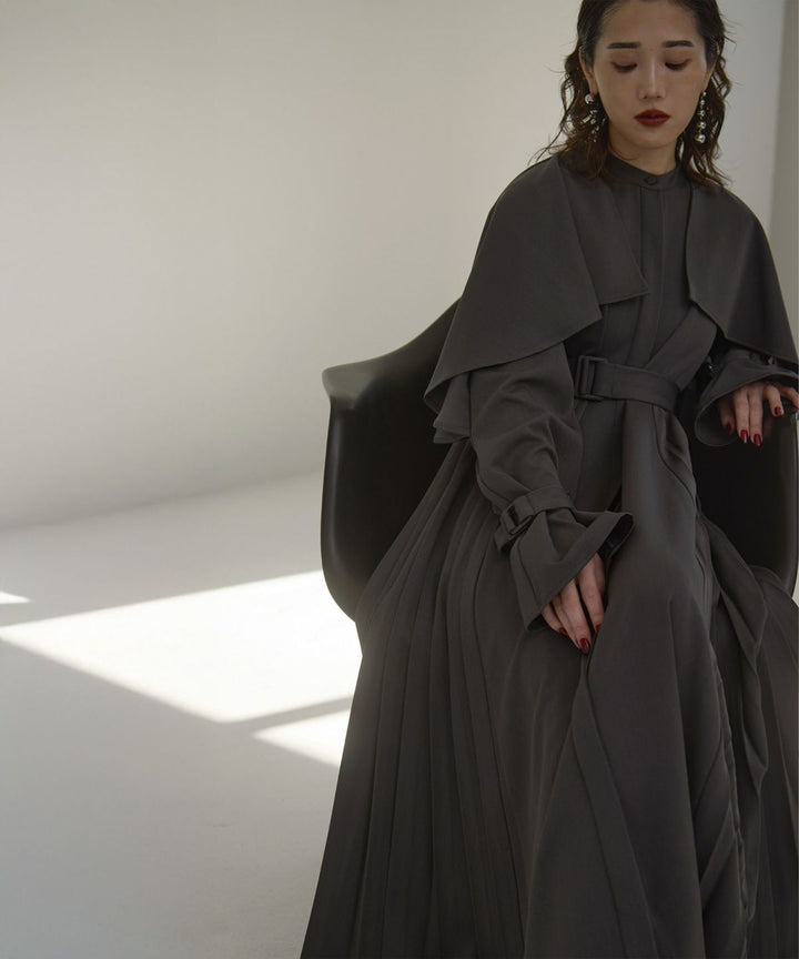 【YUKKO SPECIAL COLLABORATION】CAPE TRENCH DRESS