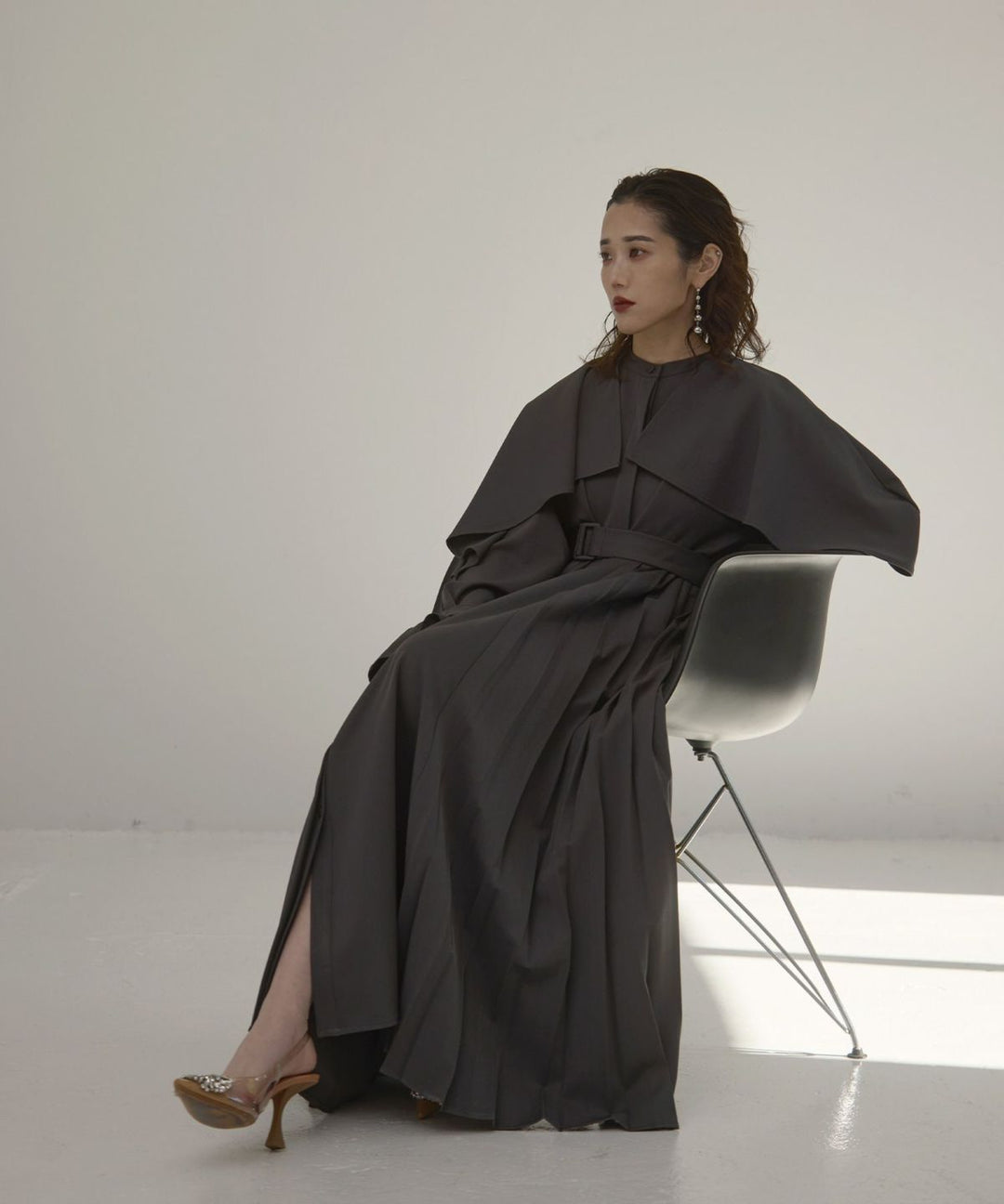 【YUKKO SPECIAL COLLABORATION】CAPE TRENCH DRESS