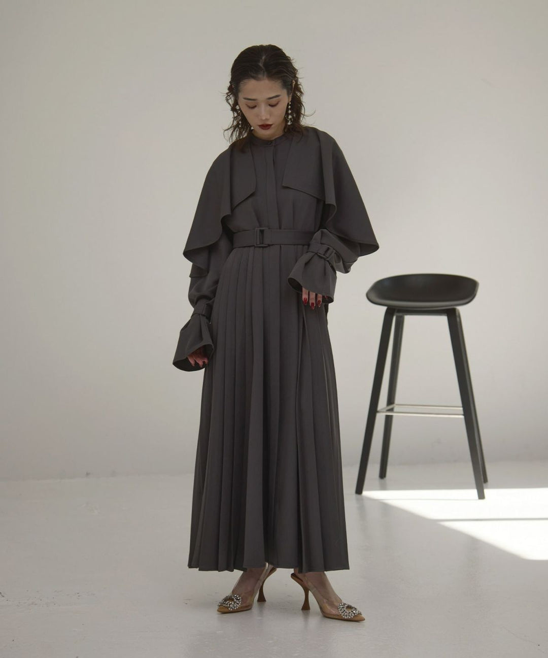 【YUKKO SPECIAL COLLABORATION】CAPE TRENCH DRESS