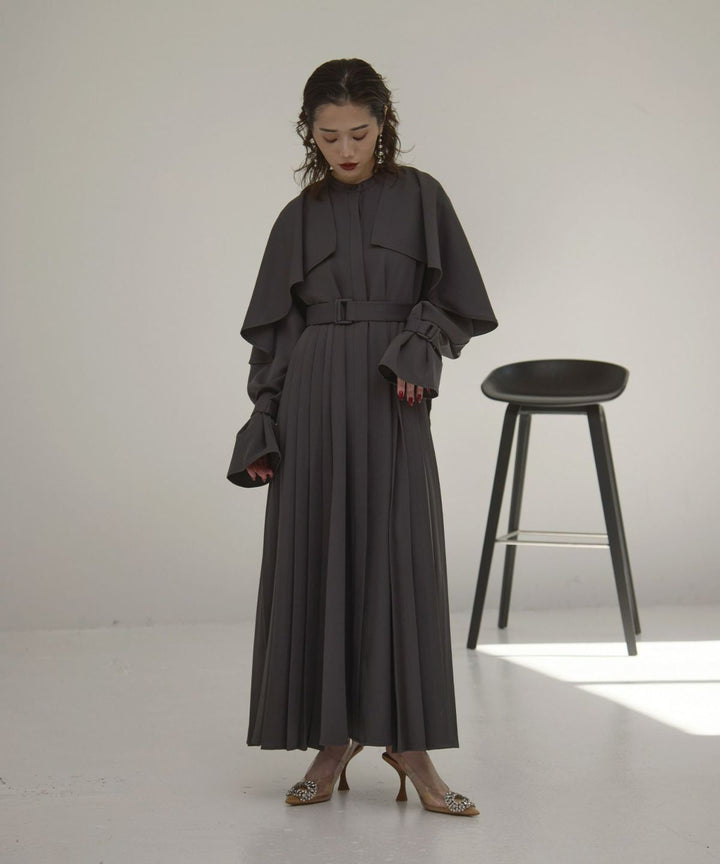 【YUKKO SPECIAL COLLABORATION】CAPE TRENCH DRESS