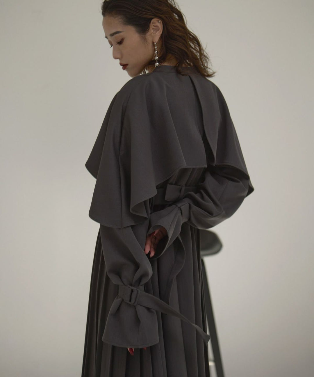 【YUKKO SPECIAL COLLABORATION】CAPE TRENCH DRESS