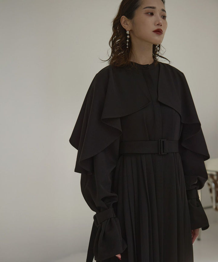 【YUKKO SPECIAL COLLABORATION】CAPE TRENCH DRESS