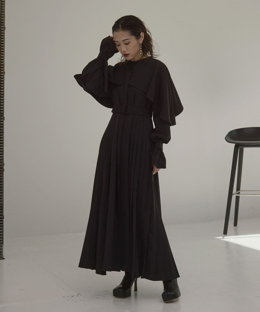 【YUKKO SPECIAL COLLABORATION】CAPE TRENCH DRESS