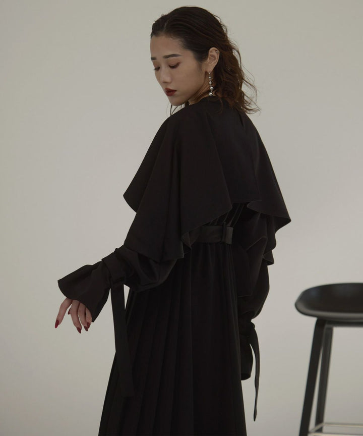 【YUKKO SPECIAL COLLABORATION】CAPE TRENCH DRESS