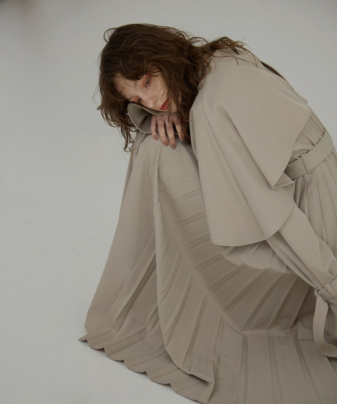 【YUKKO SPECIAL COLLABORATION】CAPE TRENCH DRESS