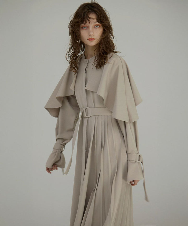 【YUKKO SPECIAL COLLABORATION】CAPE TRENCH DRESS