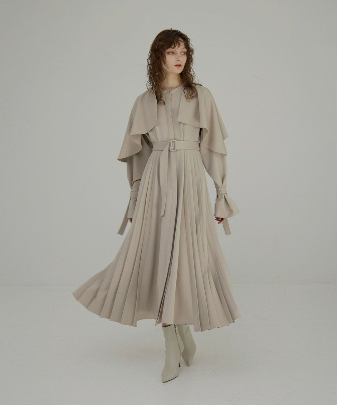 【YUKKO SPECIAL COLLABORATION】CAPE TRENCH DRESS