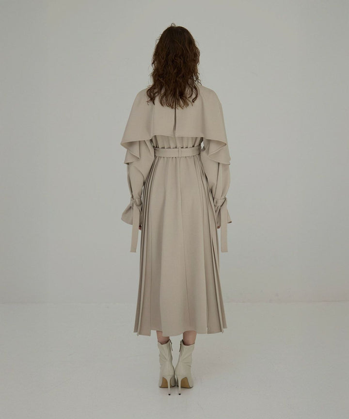 【YUKKO SPECIAL COLLABORATION】CAPE TRENCH DRESS