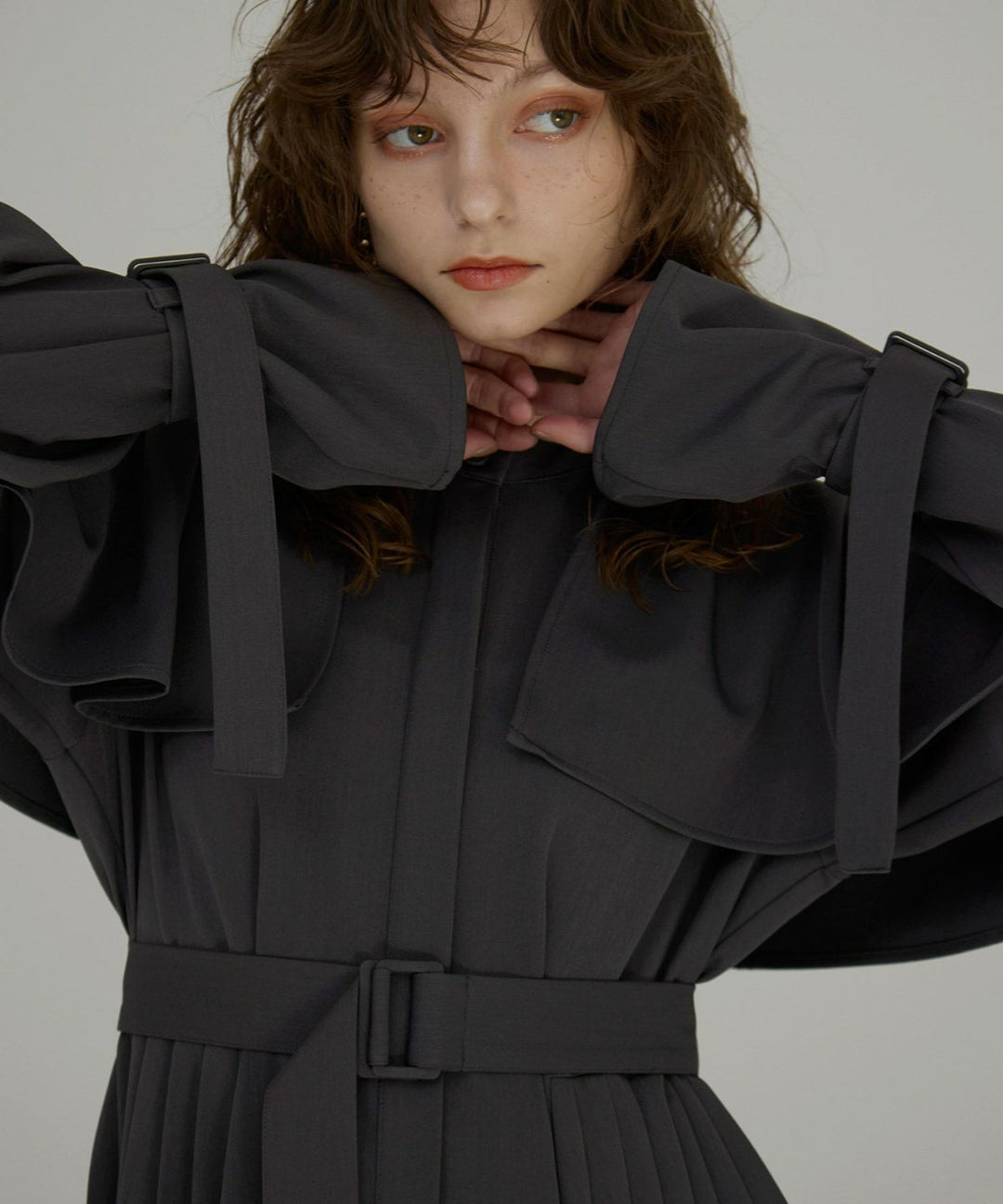 【YUKKO SPECIAL COLLABORATION】CAPE TRENCH DRESS