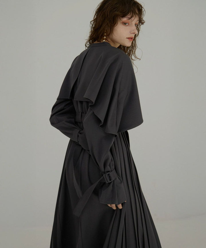 【YUKKO SPECIAL COLLABORATION】CAPE TRENCH DRESS