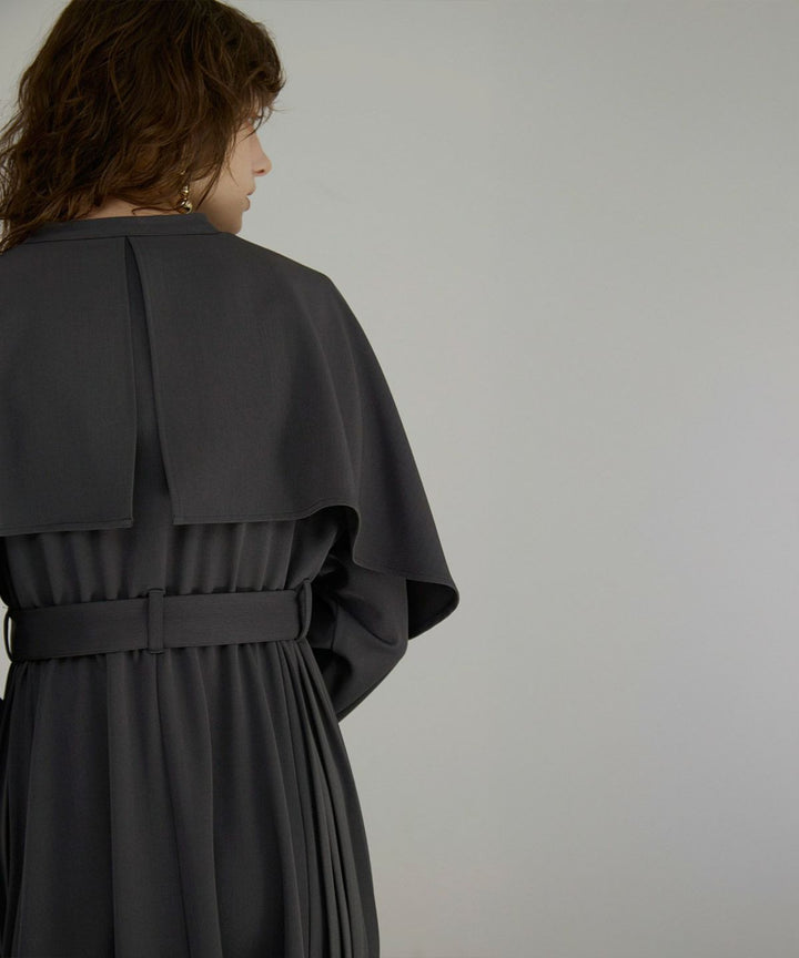【YUKKO SPECIAL COLLABORATION】CAPE TRENCH DRESS