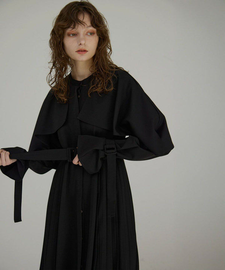 【YUKKO SPECIAL COLLABORATION】CAPE TRENCH DRESS