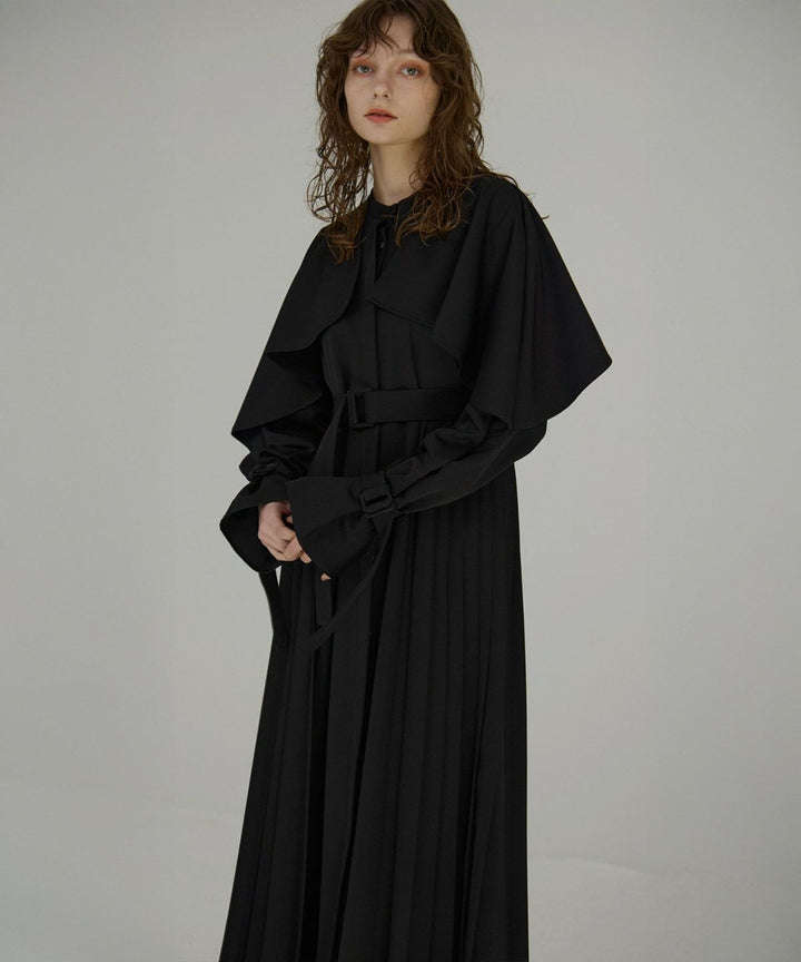 【YUKKO SPECIAL COLLABORATION】CAPE TRENCH DRESS