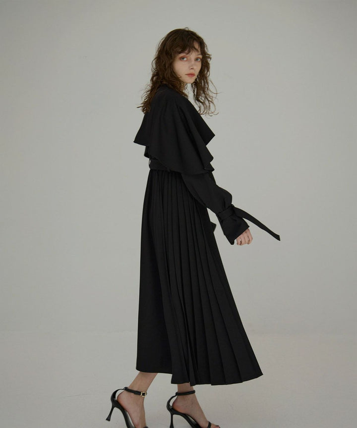 【YUKKO SPECIAL COLLABORATION】CAPE TRENCH DRESS