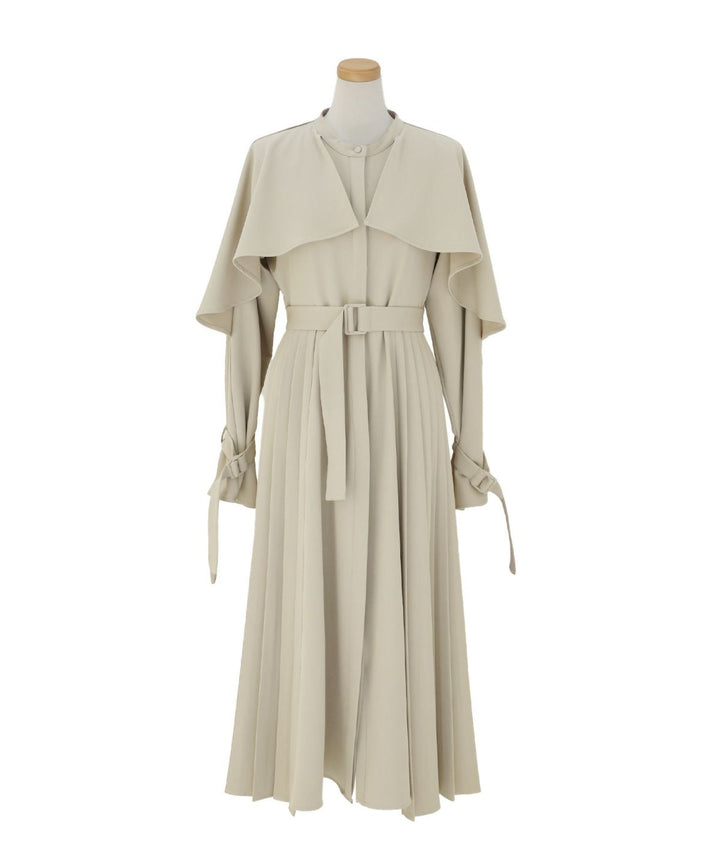 【YUKKO SPECIAL COLLABORATION】CAPE TRENCH DRESS