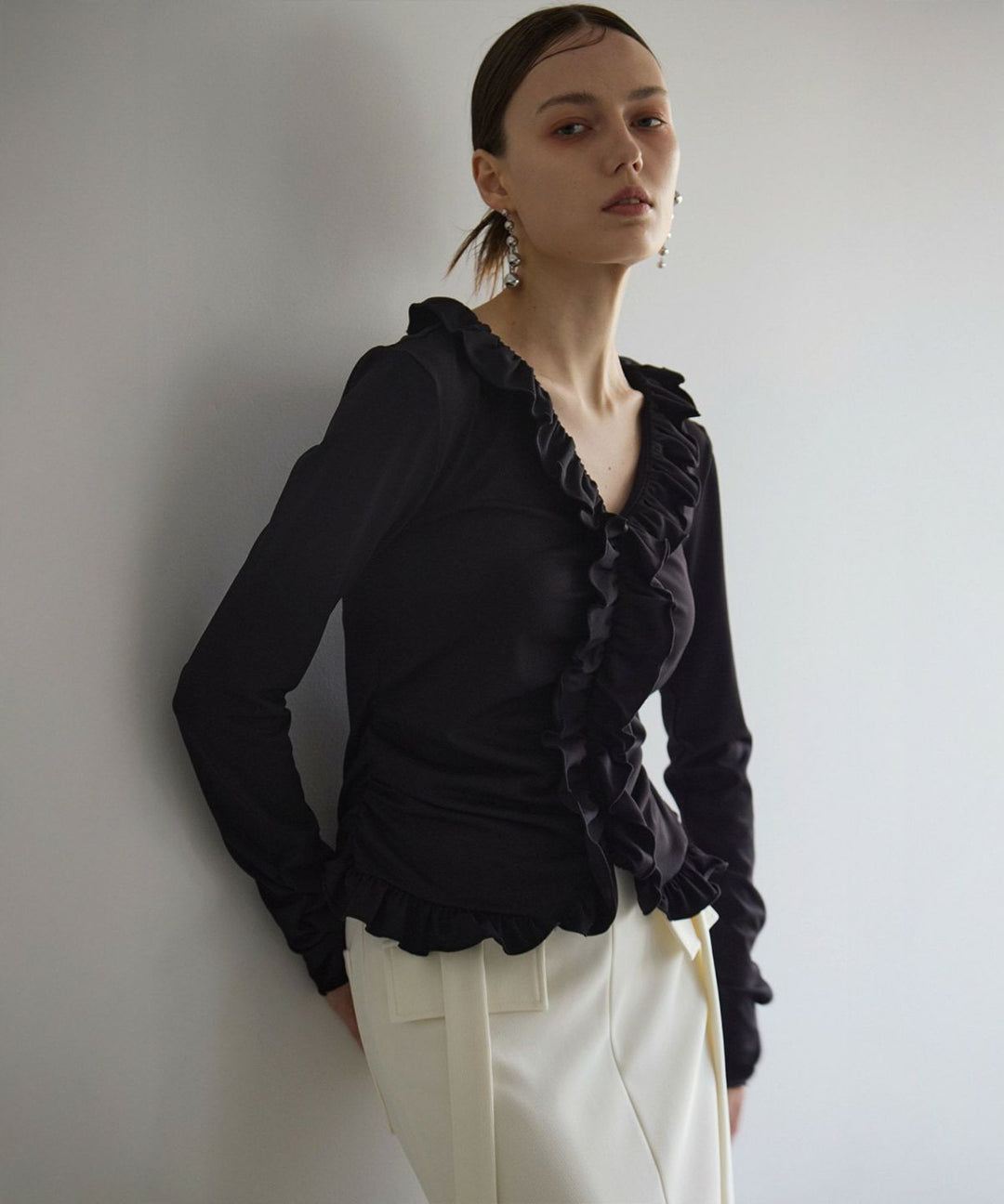 Gather Frill Mellow Tops