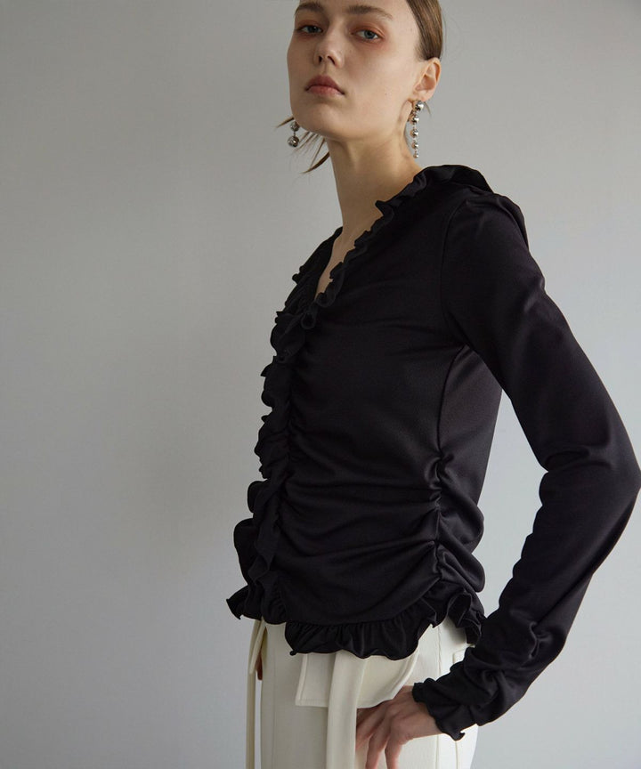 Gather Frill Mellow Tops