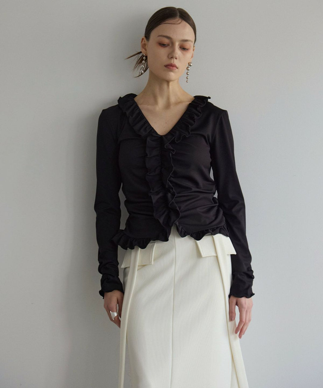 Gather Frill Mellow Tops