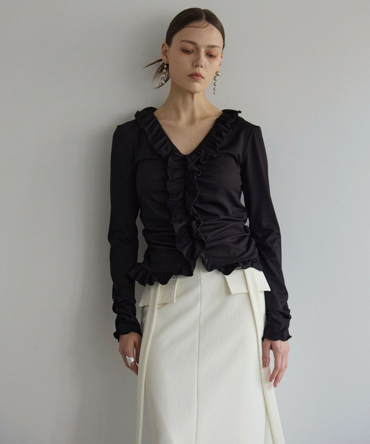 Gather Frill Mellow Tops