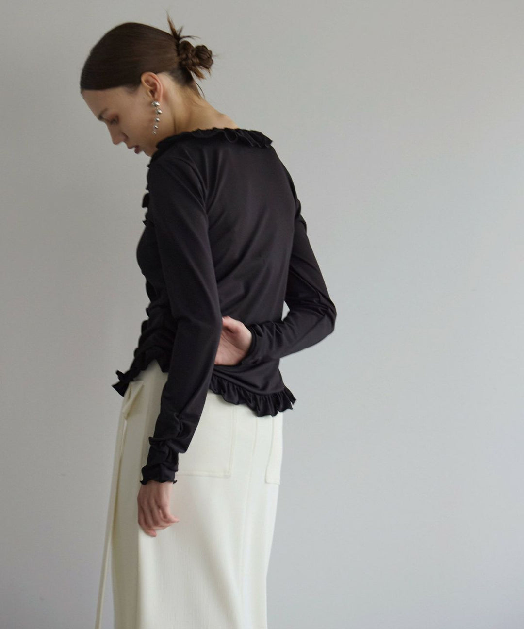 Gather Frill Mellow Tops