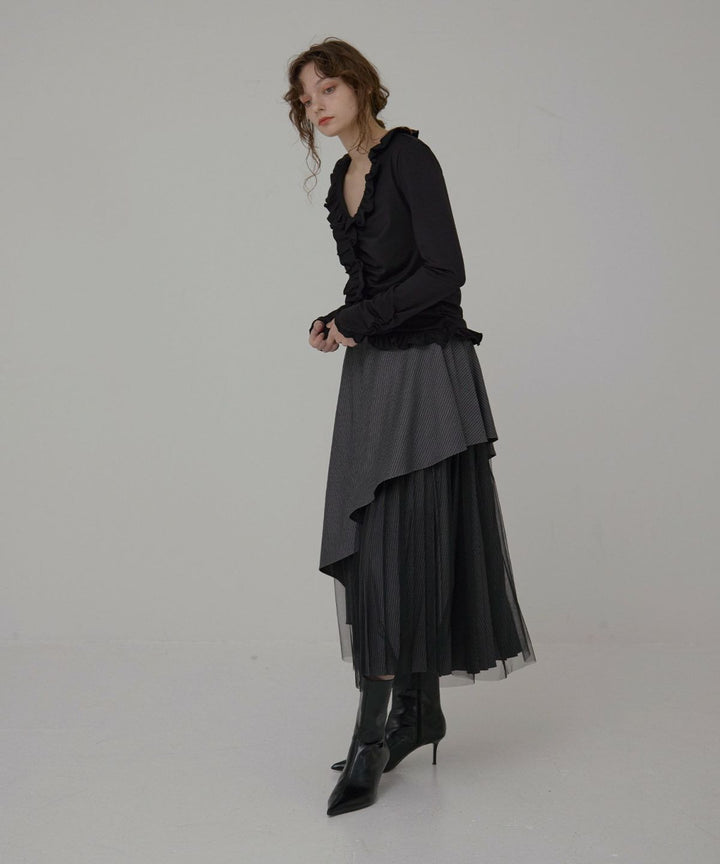 Gather Frill Mellow Tops