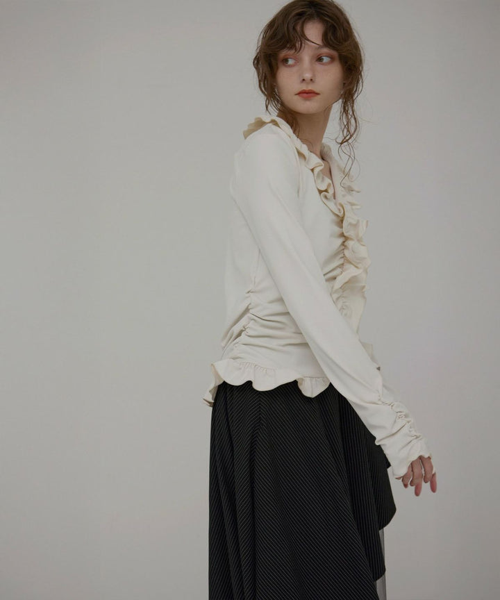 Gather Frill Mellow Tops