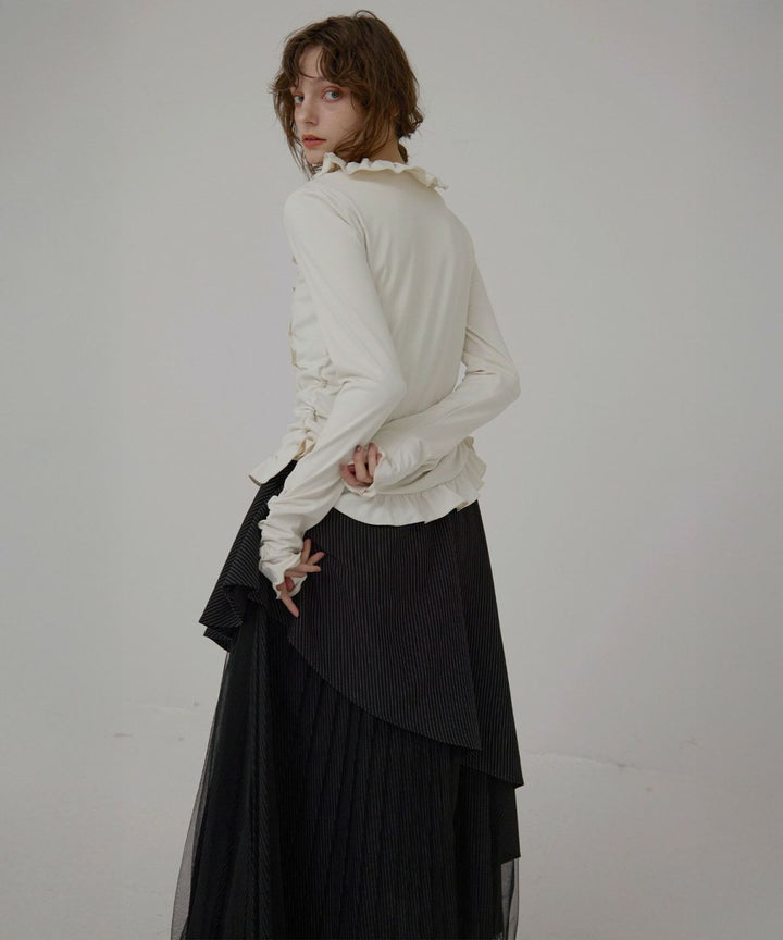 Gather Frill Mellow Tops