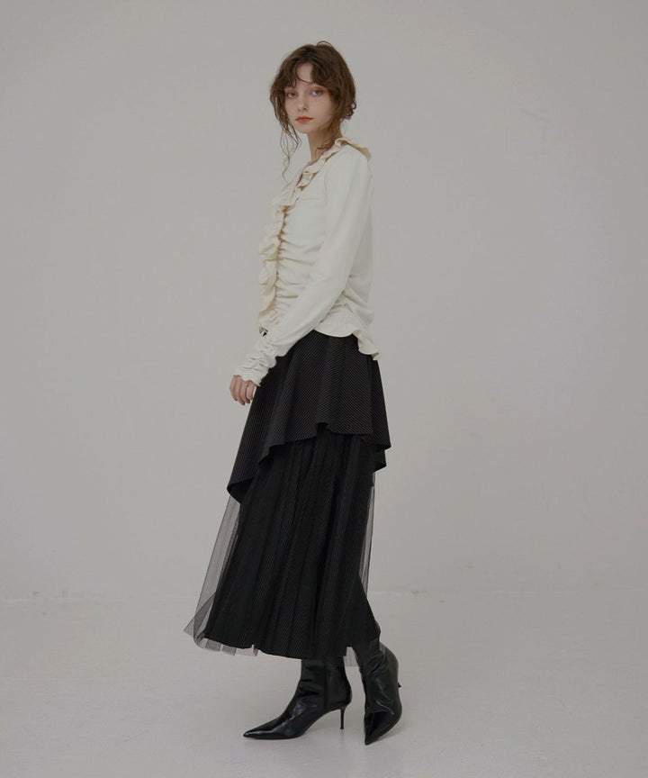 Gather Frill Mellow Tops
