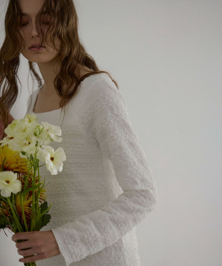 Jacquard Wrinkle Dress