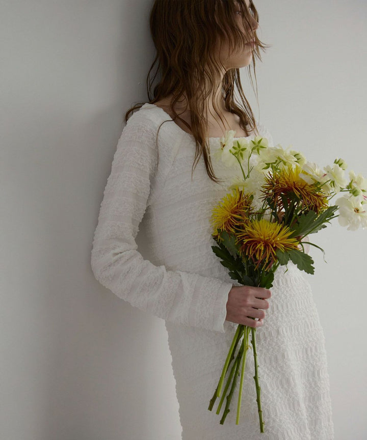 Jacquard Wrinkle Dress