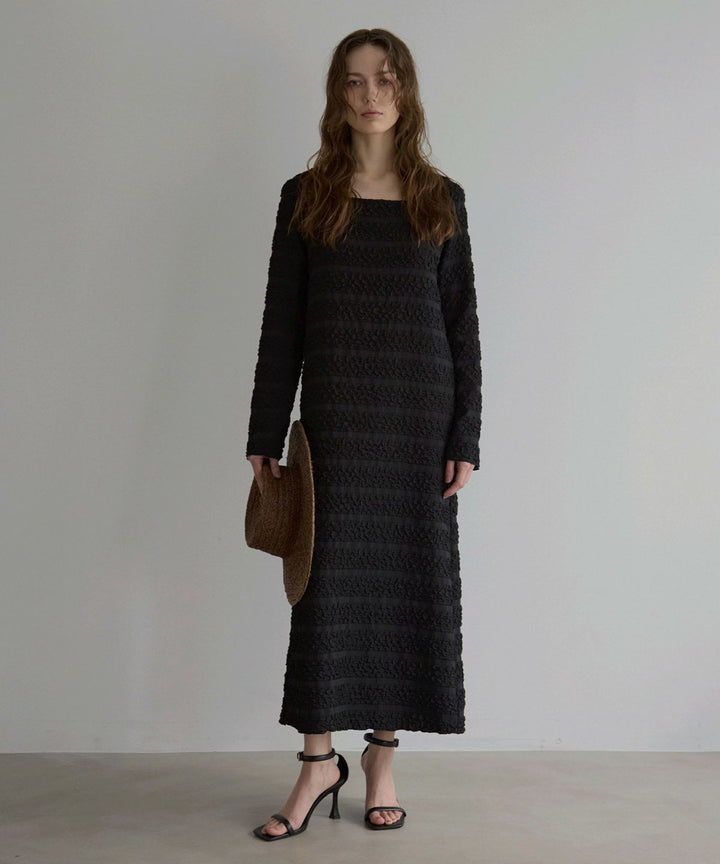 Jacquard Wrinkle Dress