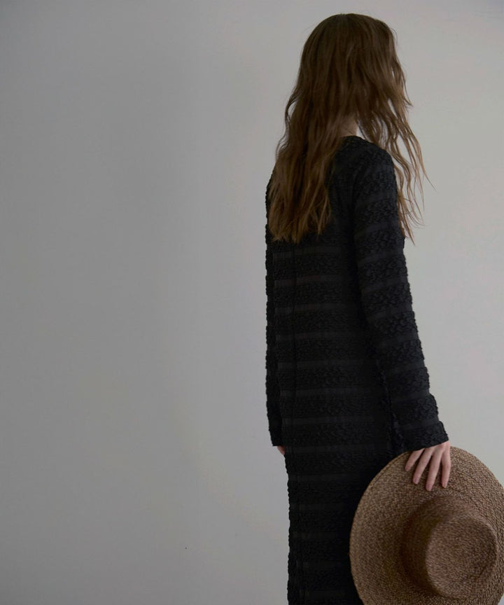 Jacquard Wrinkle Dress