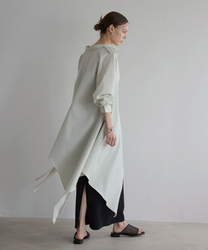 Bumpy Irregular Hem Shirt