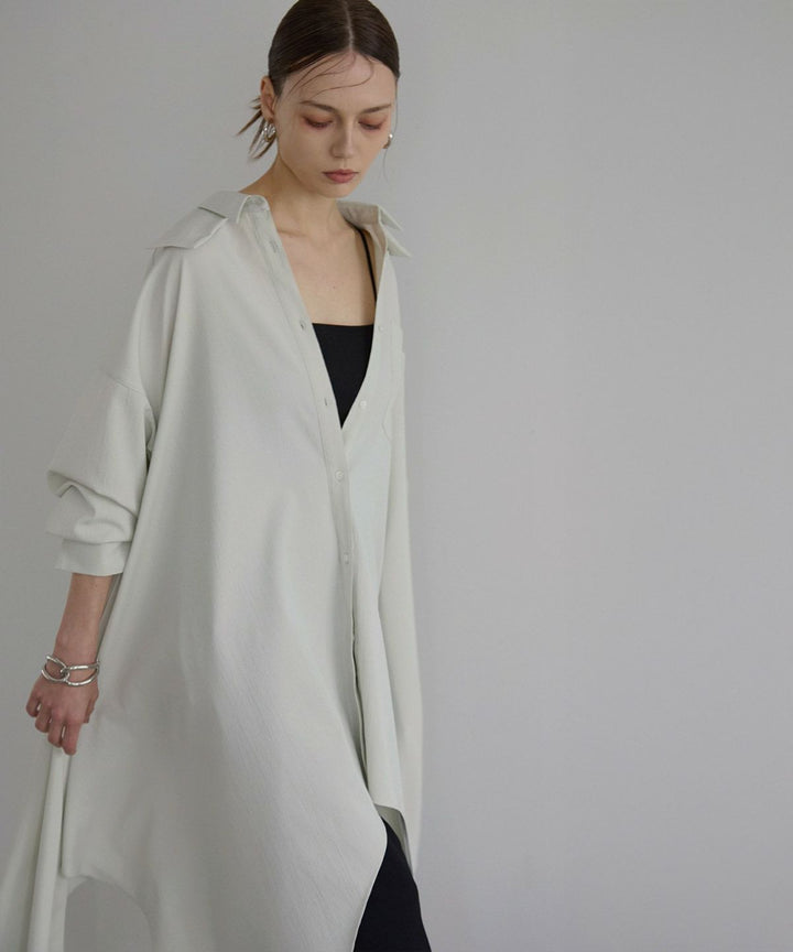 Bumpy Irregular Hem Shirt