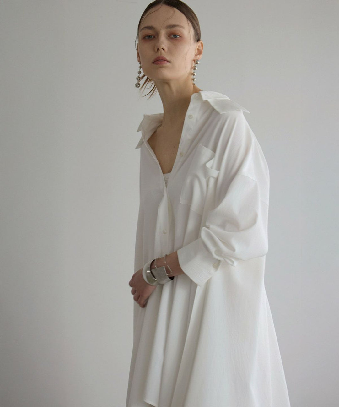 Bumpy Irregular Hem Shirt