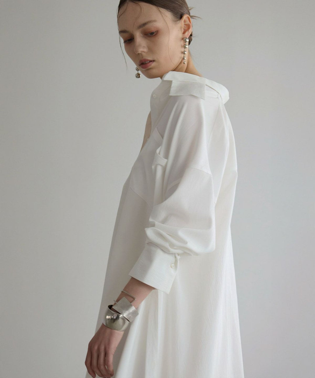 Bumpy Irregular Hem Shirt