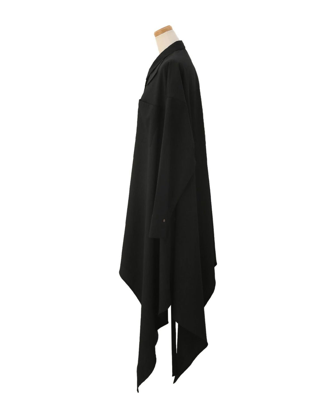 Bumpy Irregular Hem Shirt