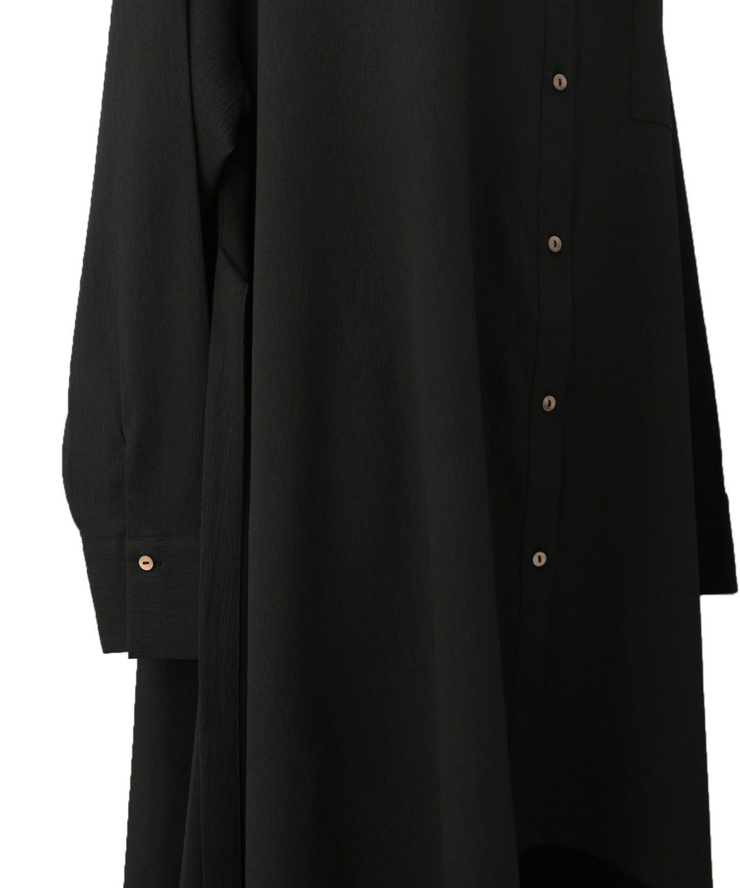 Bumpy Irregular Hem Shirt