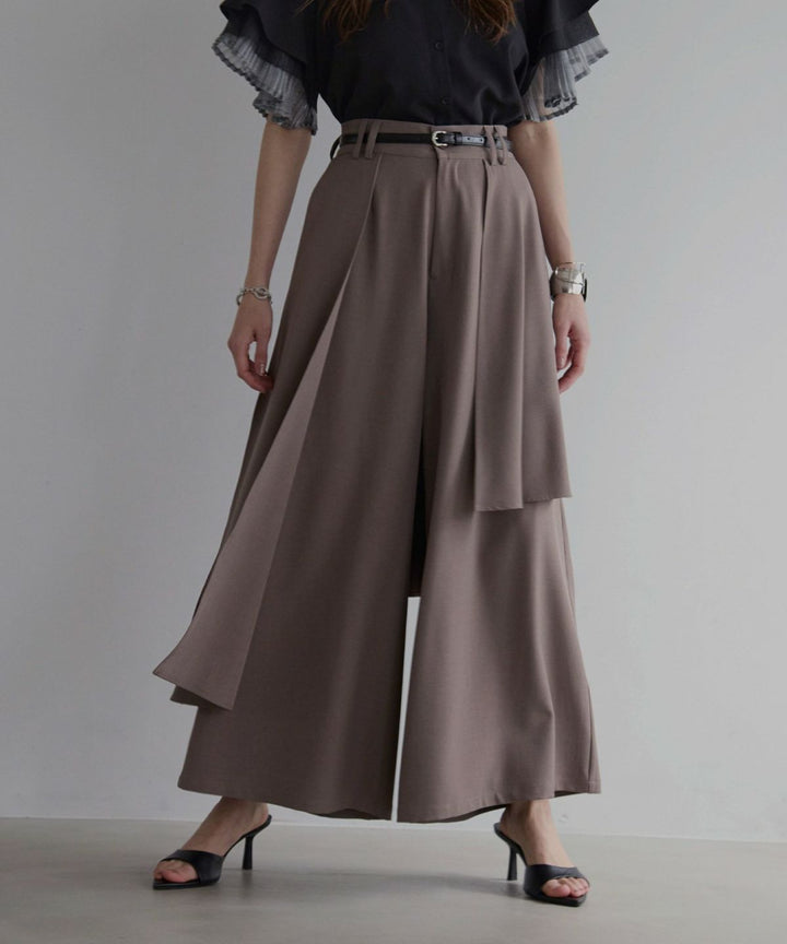Wrap Layer Asymmetry Pants