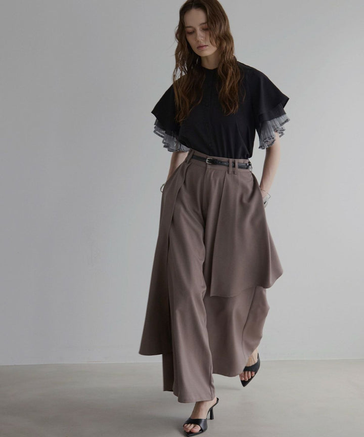 Wrap Layer Asymmetry Pants