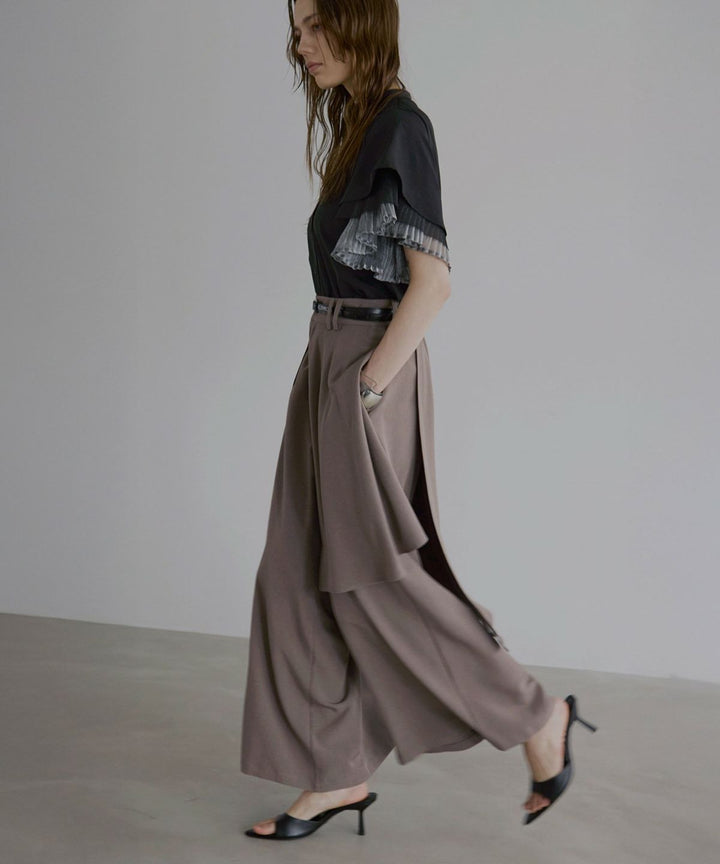 Wrap Layer Asymmetry Pants