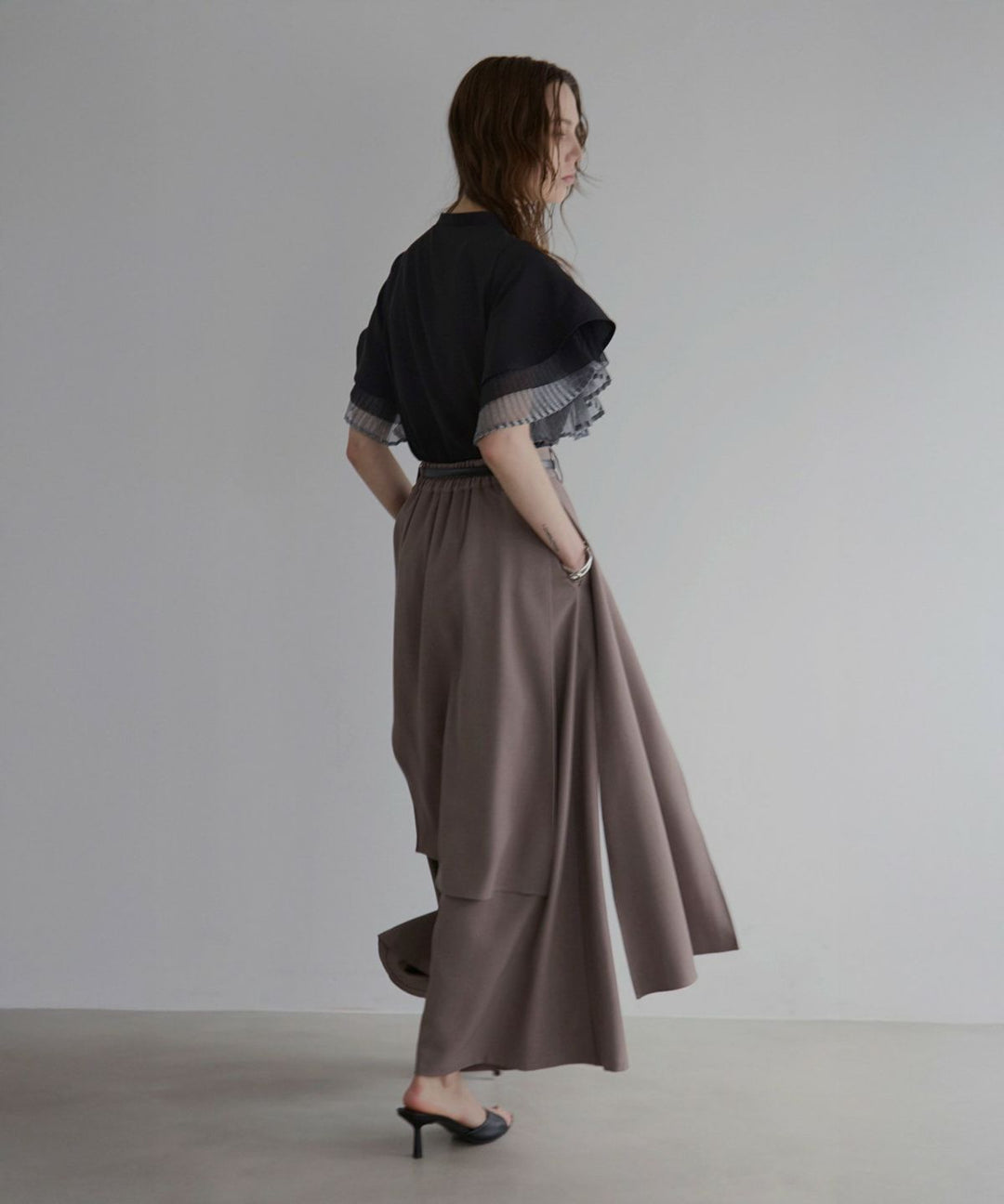 Wrap Layer Asymmetry Pants