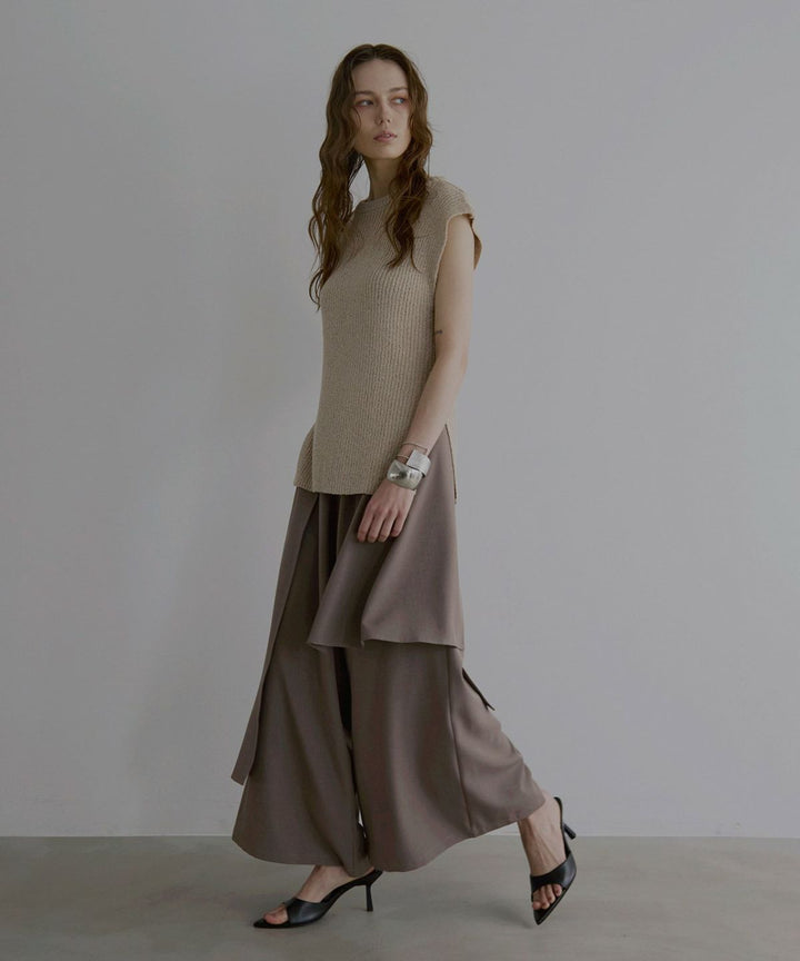 Wrap Layer Asymmetry Pants