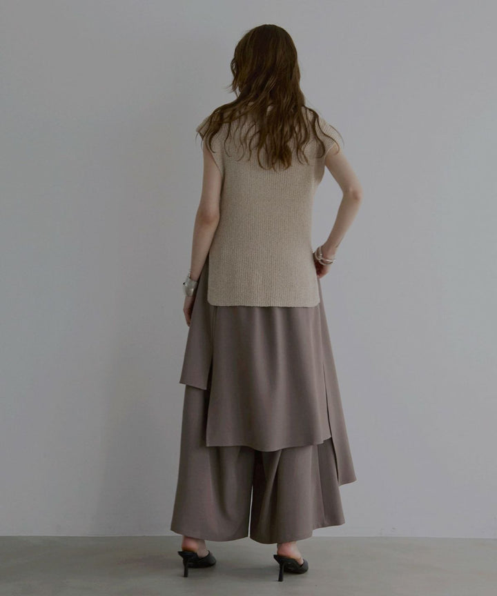 Wrap Layer Asymmetry Pants