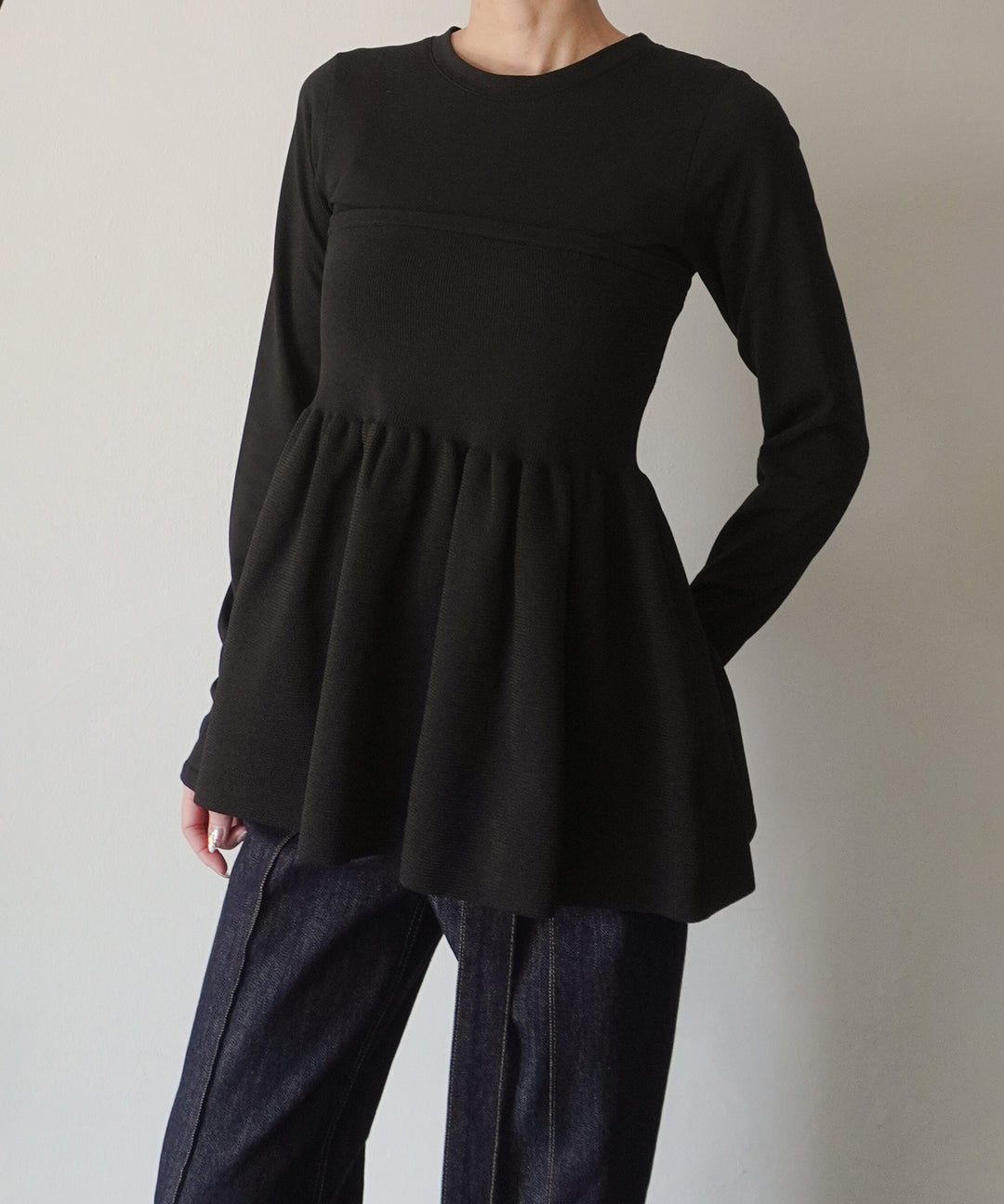 Peplum Bustier Mix Tops