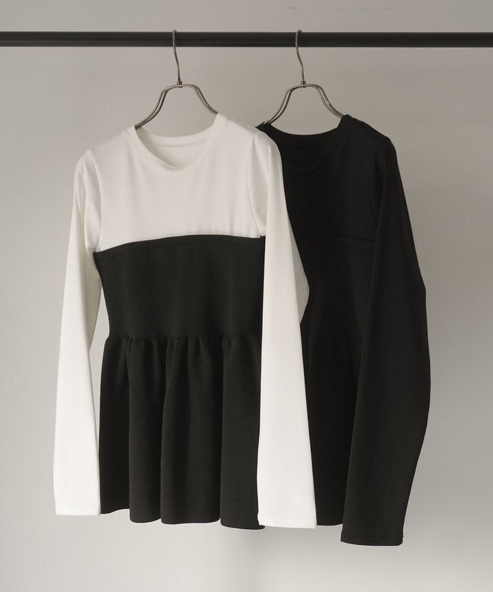 Peplum Bustier Mix Tops