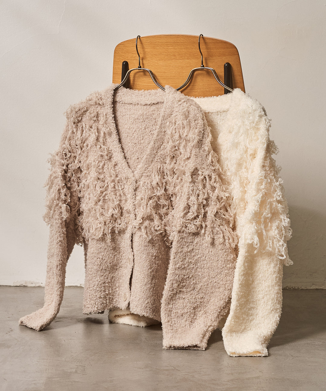 (eliuu)Teddy Loop C/D Knit