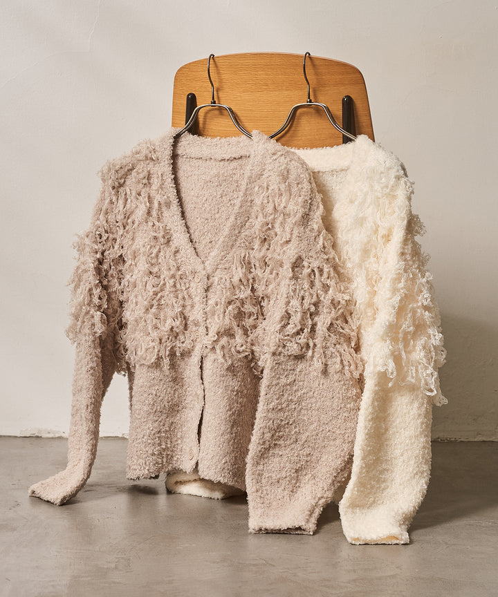 (eliuu)Teddy Loop C/D Knit