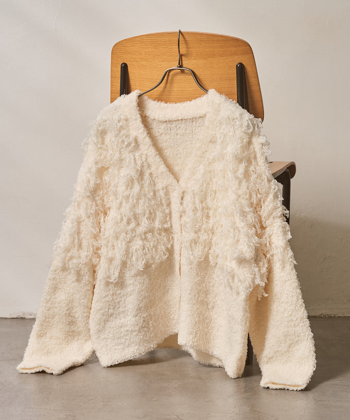 (eliuu)Teddy Loop C/D Knit