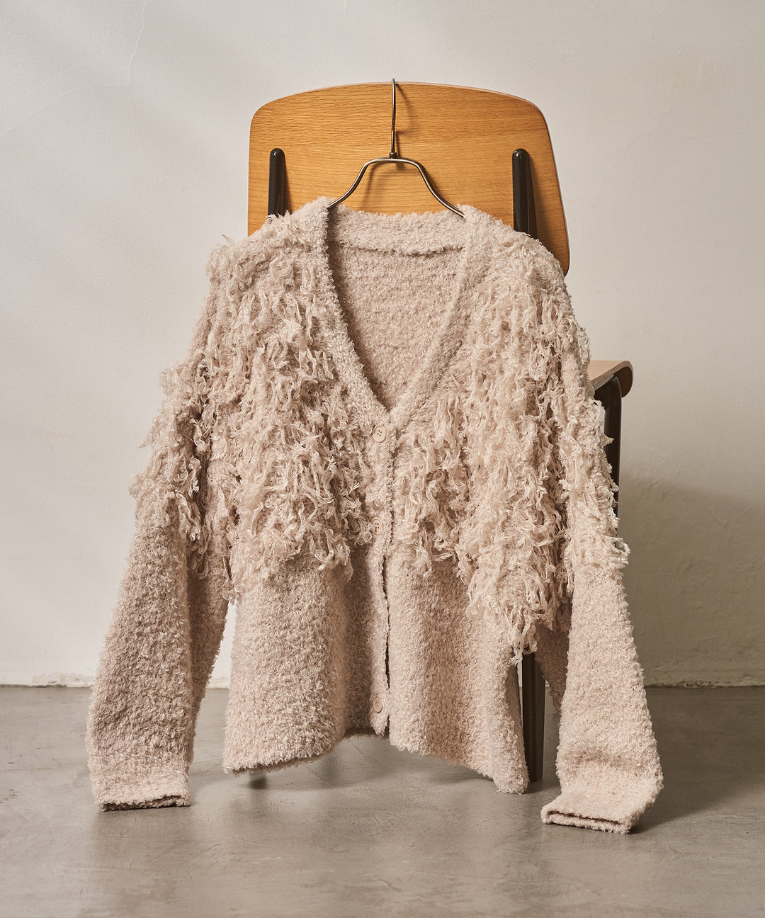 (eliuu)Teddy Loop C/D Knit